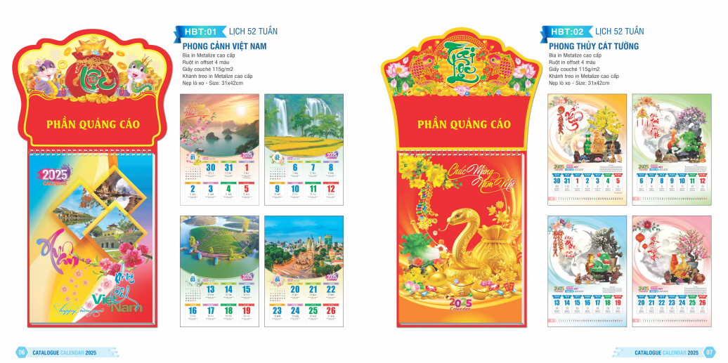 In Lịch Tết